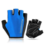 Rockbros Cycling Gloves BLUE3 / S RockBros Cycling Half Finger Gloves