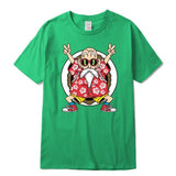 Superhero Cycling T-Shirts Green / XS Dragon Ball Z Master Roshi T-Shirt