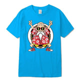 Superhero Cycling T-Shirts Linght blue 1 / XS Dragon Ball Z Master Roshi T-Shirt