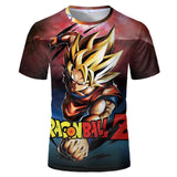 Superhero Cycling T-Shirts T04742 / XXS Dragon Ball Z Goku Super Saiyan T-Shirt