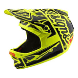 Troy Lee Designs Cycling Helmets Flo Yellow / X-Small Troy Lee Designs D3 Fiberlite US Helmet