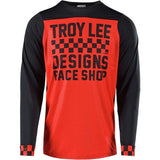 Troy Lee Designs Cycling Jersey Small / Checker Red/Black Troy Lee Designs Skyline Checker Men's Off-Road BMX Cycling Jersey