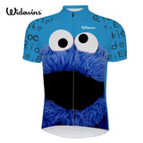 Widewins Cycling Jerseys Brown / XXS Cookie Monster Sesame Street Cycling Jersey