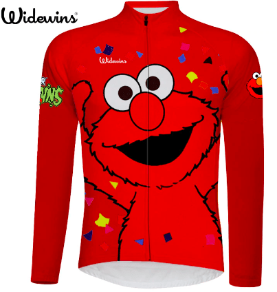 Elmo Sesame Street Long Sleeve Cycling Jersey
