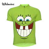 Widewins Cycling Jerseys XXS SpongeBob SquarePants Smiling Face Cycling Jersey